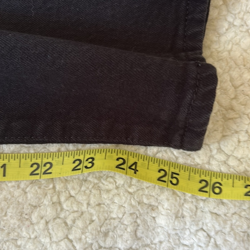 Levi’s Straight Leg Black High Waist Jeans 25 - Picture 11 of 11